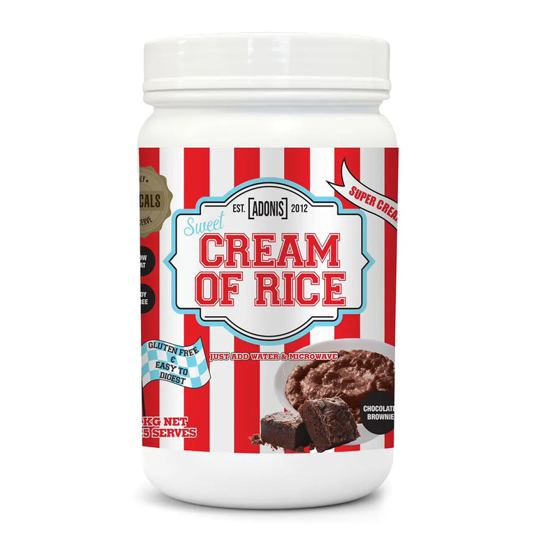 Adonis Protein Sweet Cream of Rice (Carbohydrates) : Irresistible Taste, Guilt-Free Goodness & Easy to Digest- 1kg Adonis