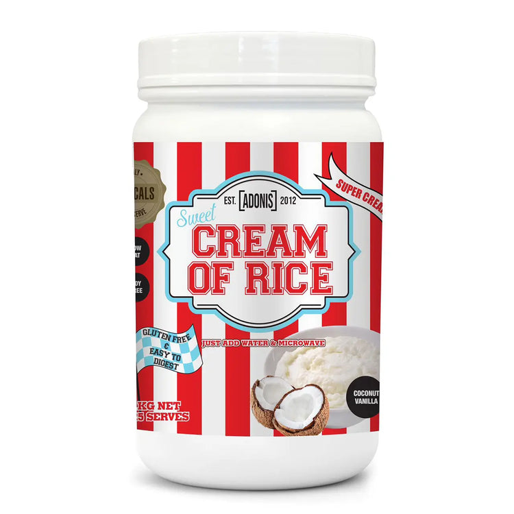 Adonis Protein Sweet Cream of Rice (Carbohydrates) : Irresistible Taste, Guilt-Free Goodness & Easy to Digest- 1kg Adonis