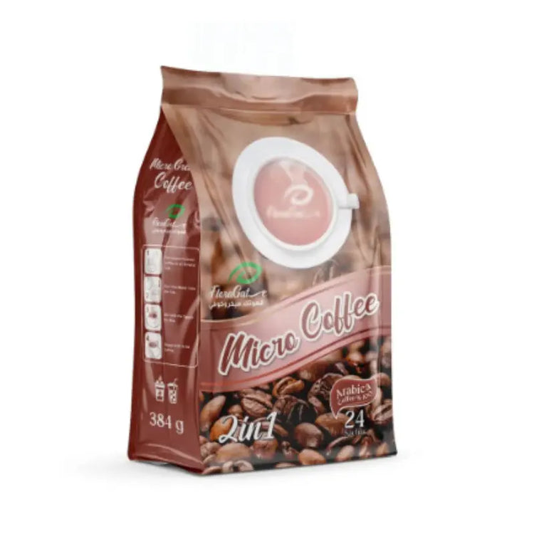 Floragate Micro Arabica Coffee – Rich & Smooth Blend | 24 Sachets (384g) Floragate