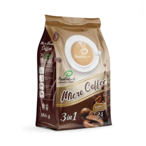 Floragate Micro Arabica 3 in 1 Coffee – Rich & Smooth Blend | 24 Sachets (384g) Floragate