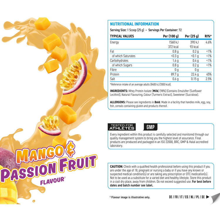 أبلايد نيوترشن بروتين مصل اللبن المعزول بنسبة 100% من ISO-XP 1.8 كجم | بروتين عالي الجودة