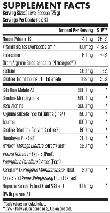 ABE PUMP- Pre-Workout powder