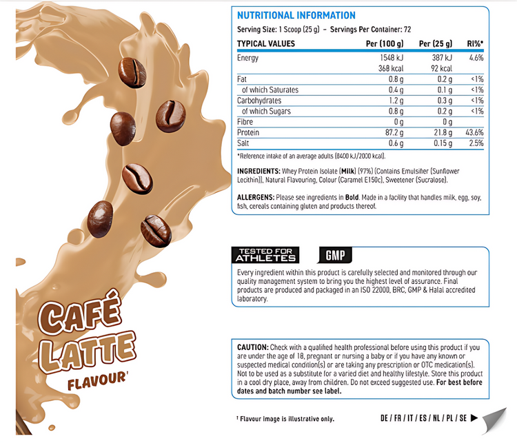 Applied Nutrition ISO-XP 100% Whey Protein Isolate 1.8kg | Premium Quality Protein