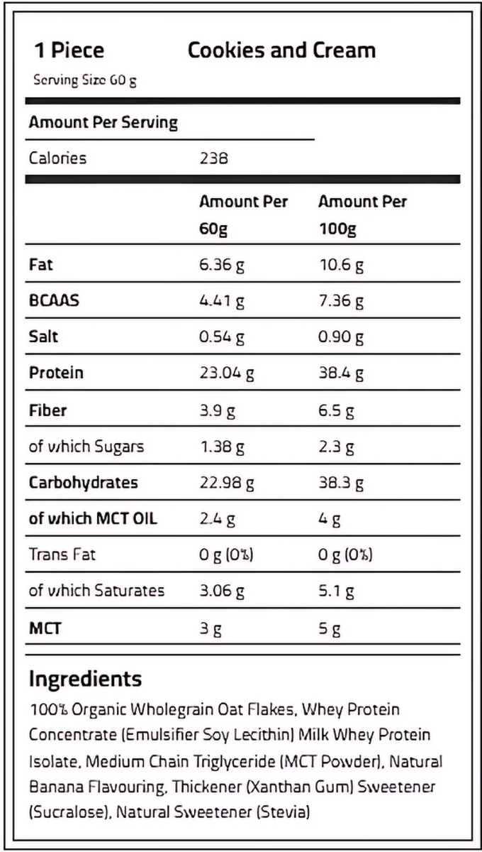 Applied Nutrition Critical Oats – Protein-Packed On-the-Go Breakfas- 60g