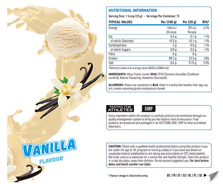 Applied Nutrition ISO-XP 100% Whey Protein Isolate 1.8kg | Premium Quality Protein