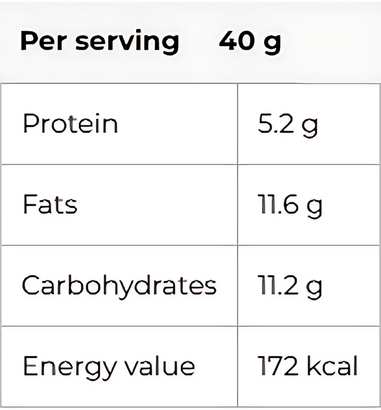 Rex Protein Cake – No Sugar, High Protein Snack with Coconut Oil, 8x40g