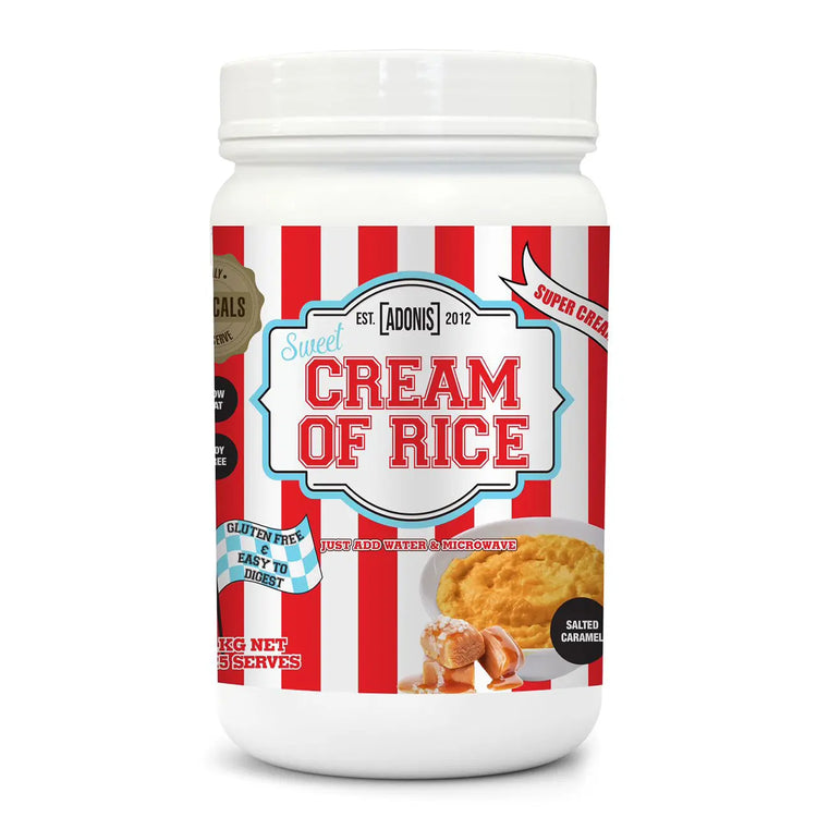 Adonis Protein Sweet Cream of Rice (Carbohydrates) : Irresistible Taste, Guilt-Free Goodness & Easy to Digest- 1kg Adonis