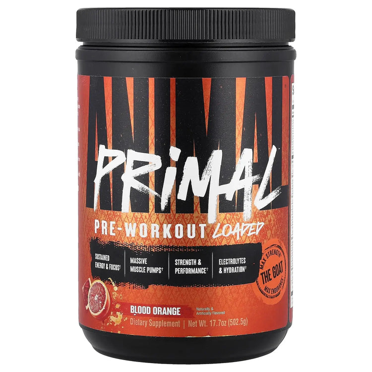 Animal, Primal™ Pre-Workout Loaded, Blood Orange, (502.5 g) Universal Nutrition