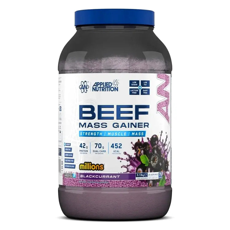 Applied Nutrition Beef Mass Gainer, 3 Kg, 75 servings Beef Protein Puzzle Supps