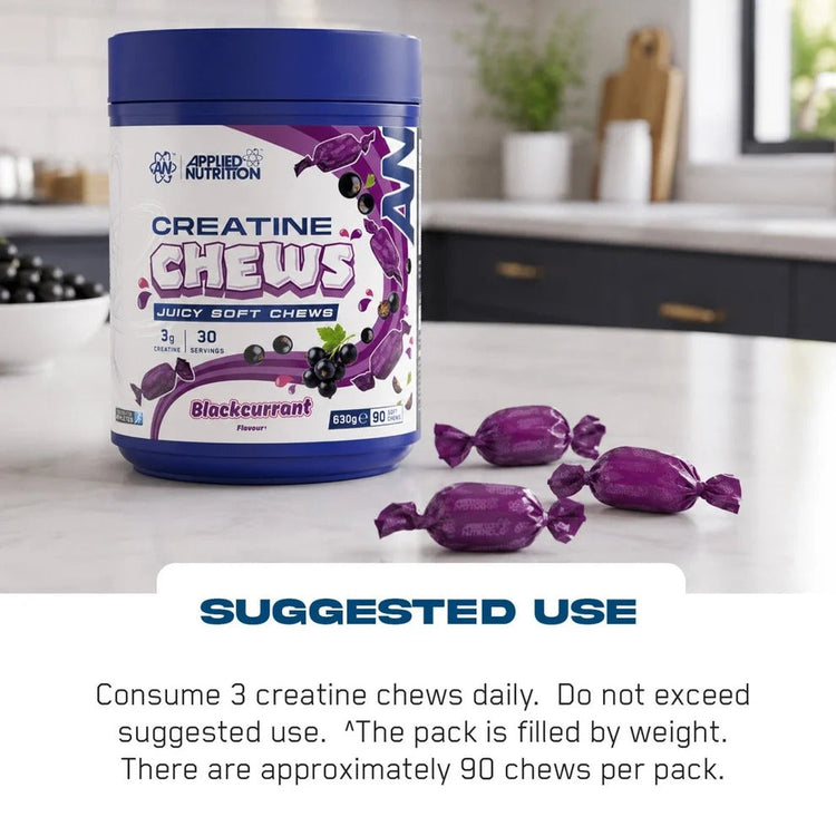 Applied Nutrition Creatine Chews 3g Creatine • 90 Soft Chews • 30 Servings Puzzle Supps