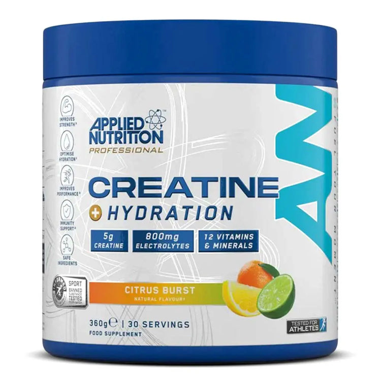 Applied Nutrition Creatine + Hydration, 30 servings, Support Endurance and Strength (360g) Applied Nutrition