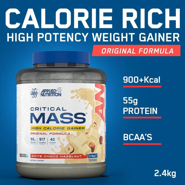 Applied Nutrition Critical Mass Original Formula High Calorie Gainer 2.4kg Aplied Nutrition