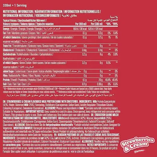 Applied Nutrition High Protein Shake 8x330ml Applied Nutrition