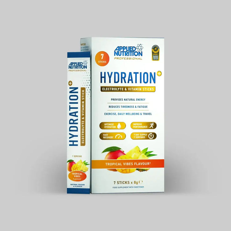 Applied Nutrition Hydration+ Electrolyte & Vitamin Powder Stick Pack (Pack of 7x8g) Applied Nutritoon