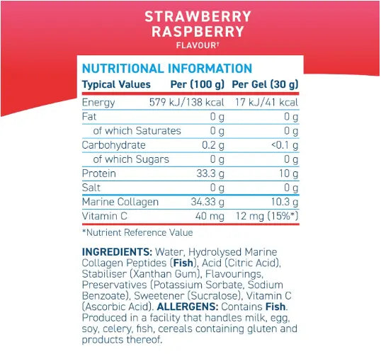 Applied Nutrition Liquid Marine Collagen, Supports Bones & Joints 10pcs Gel Applied Nutrition