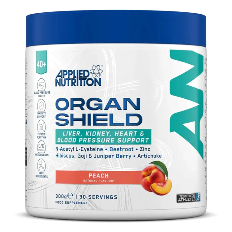 Applied Nutrition Organ Shield, Raspberry, 300 Gm, Liver & Heart Health Aplied Nutrition