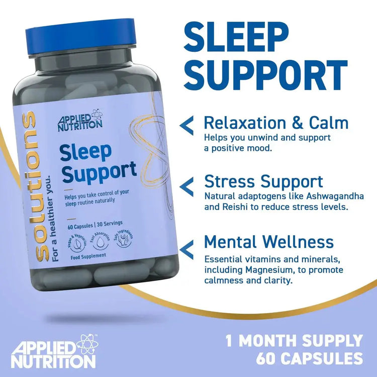Applied Nutrition Sleep Support Capsules (60 Capsules) Puzzle Supps