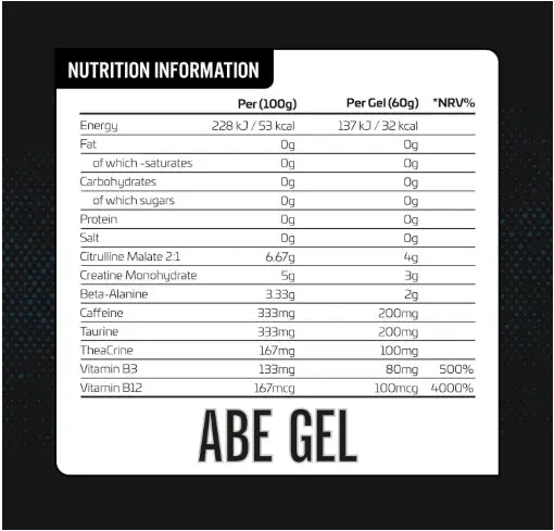 Applied-nutrition ABE Pre Workout Gel | All Black Everything | Enhanced Performance & Focus | Reduces Fatigue | Citrulline & Creatine Applied Nutrition