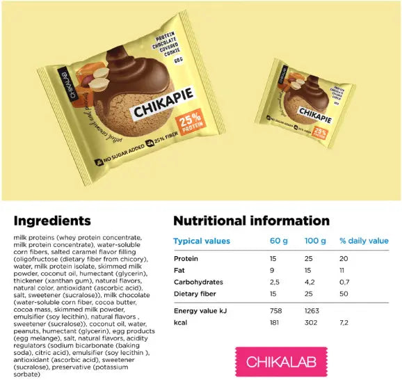 CHIKALAB - CHIKAPIE BOX OF 9 (9X60g) 540g Chikalab