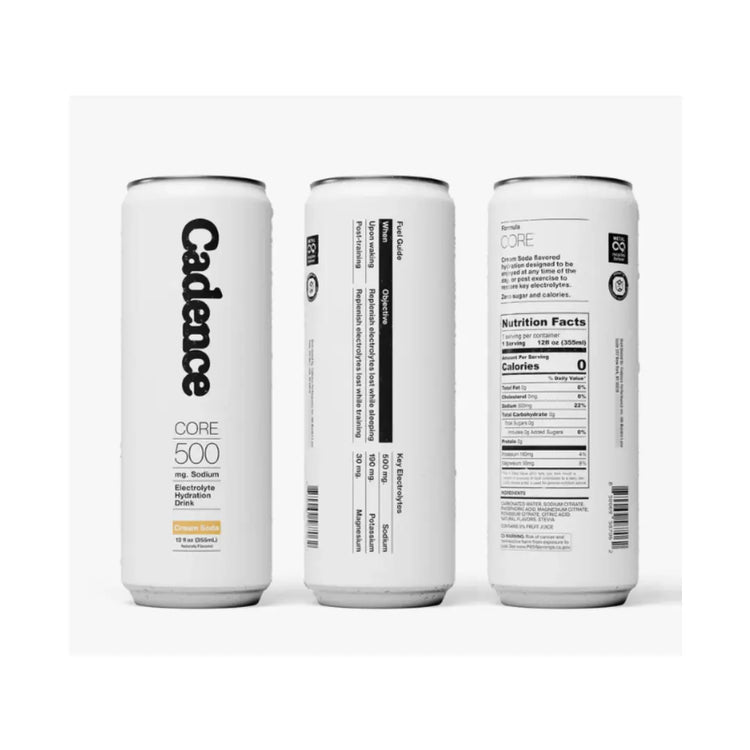 Cadence Core Hydration Complete electrolytes Drinks 12x355ml Cadence