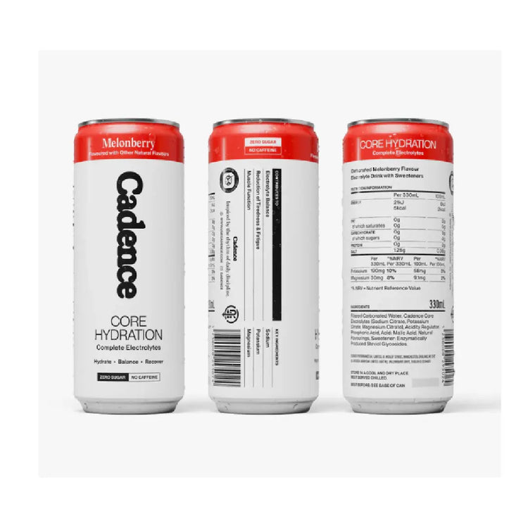 Cadence Core Hydration Complete electrolytes Drinks 12x355ml Cadence