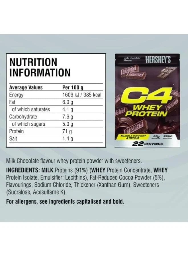 Cellucor C4 Whey Protein, 22 Servings , Build and Preserve Muscle c4