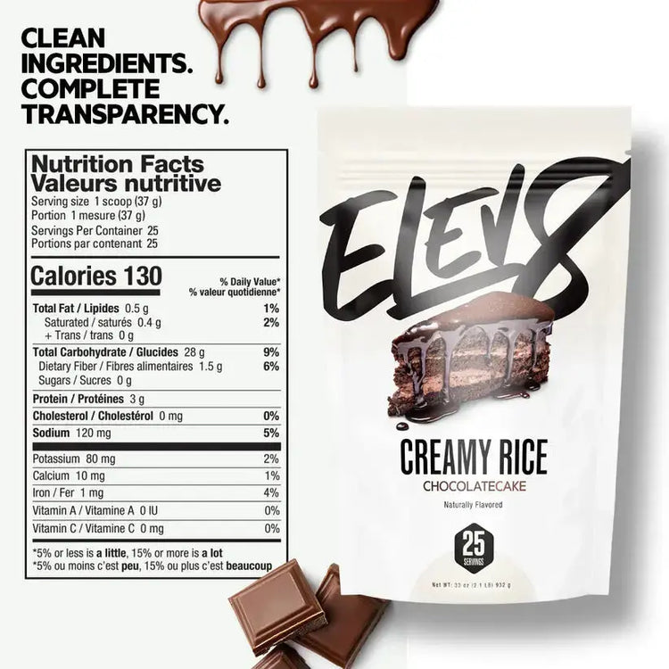 Elev8 Creamy rice: High Protein, No-Cook, Ready in 30 Seconds- 300g Elev8