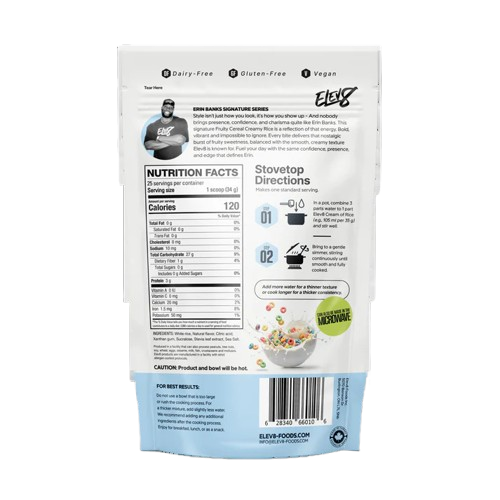 ELEV8 Creamy Rice – Vegan, Gluten-Free | No-Cook, Ready in 30 Seconds Elev8