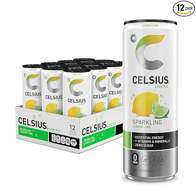 Energize Your Day with Celsius Sparkling Energy Drinks - 12-Pack of 335ml Cans Celsius
