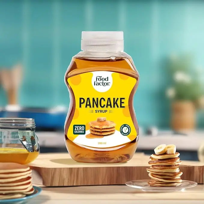 Food Factor Pancake Syrup 260 ml Vegan, Zero Sugar, Zero Calorie Puzzle Supps