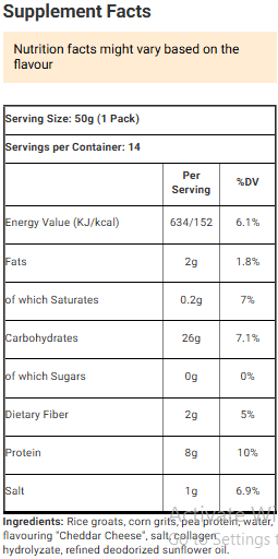 Fuel Your Day with Bombbar Cheese Protein Chips: High-Protein, Guilt-Free Snacking at Puzzle Supps 14x50g Bombbar