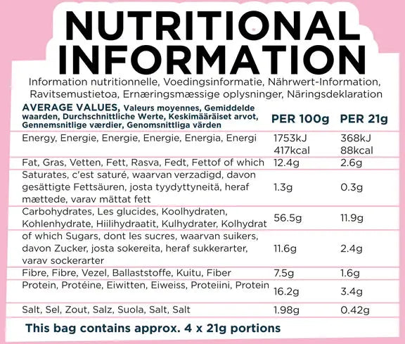 Good & Honest popped chips crisp |High In Fibre |Gluten free| Vegan | 75g Puzzle Supps