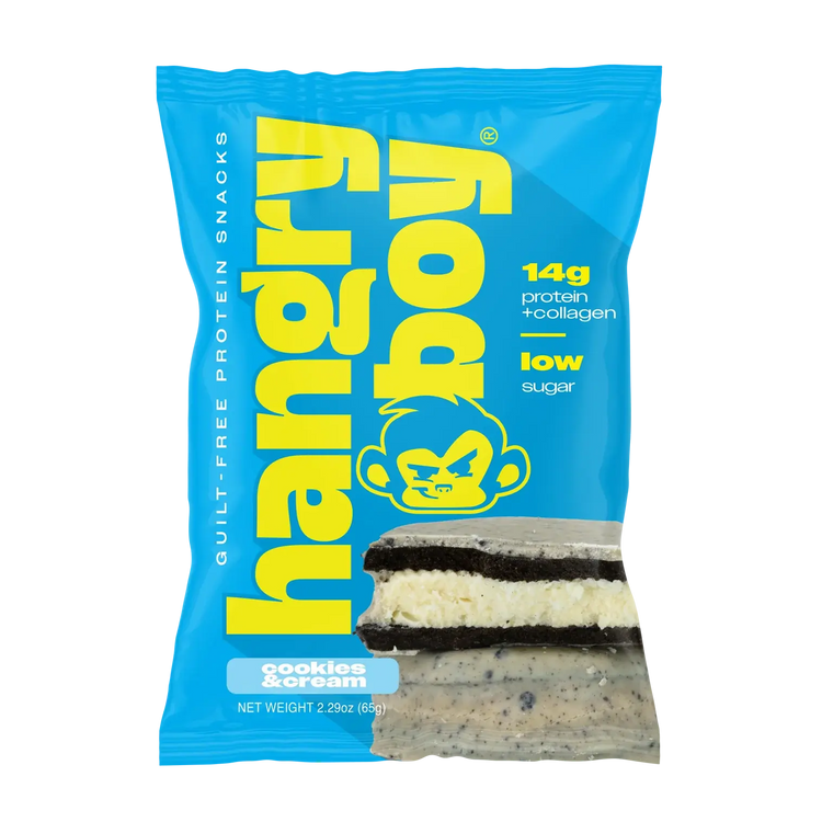 Hangry Boy Protein Cookie Sandwich – 14 g Protein, 12x65g Puzzle Supps