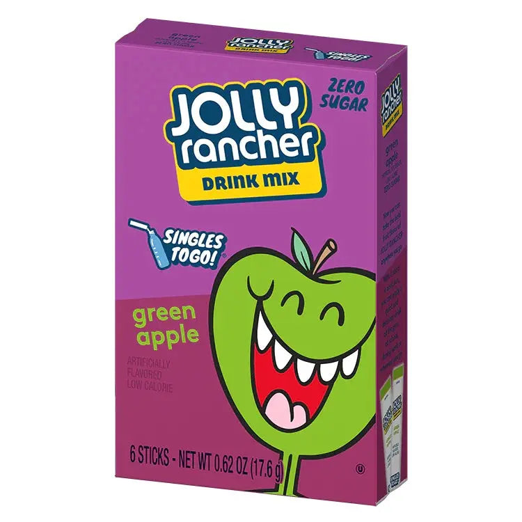 Jolly Rancher Zero Sugar  Drink Mix 6 Sticks Jolly Rancher
