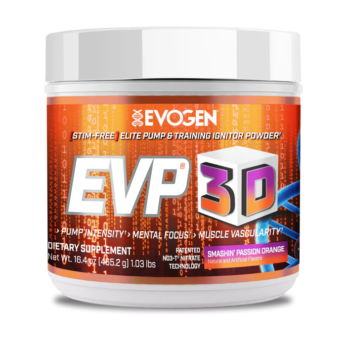 Evogen EVP 3D - The Ultimate Non-Stimulant Pre-Workout for Intense Pumps
