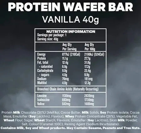 Musashi Protein Wafer 12x40g Puzzle Supps