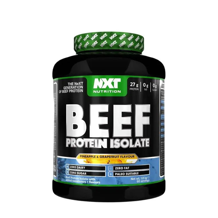 NXT Nutrition Beef Protein Isolate 1.8kg - Pure, Potent, and Perfect for Performance NXT Nutrition