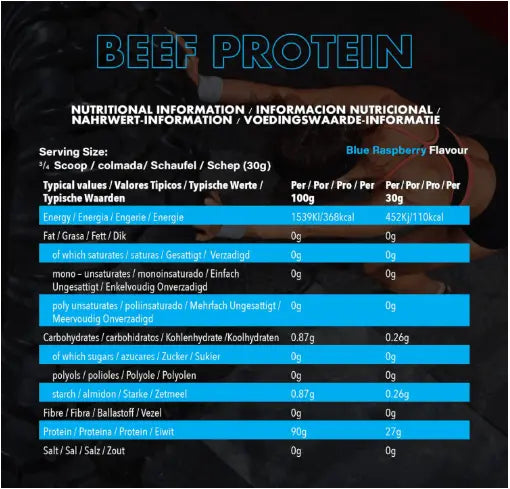 NXT Nutrition Beef Protein Isolate 1.8kg - Pure, Potent, and Perfect for Performance NXT Nutrition