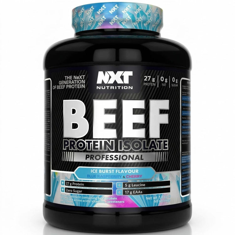 NXT Nutrition Beef Protein Isolate Professional 1.8kg - Pure protein , Potent, and Perfect for Performance NXT Nutrition