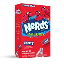 Nerds Powder Drink Mix Zero Sugar Delicious beverages Drink Powder 6 sticks 0.6oz 16.2g Puzzle Supps