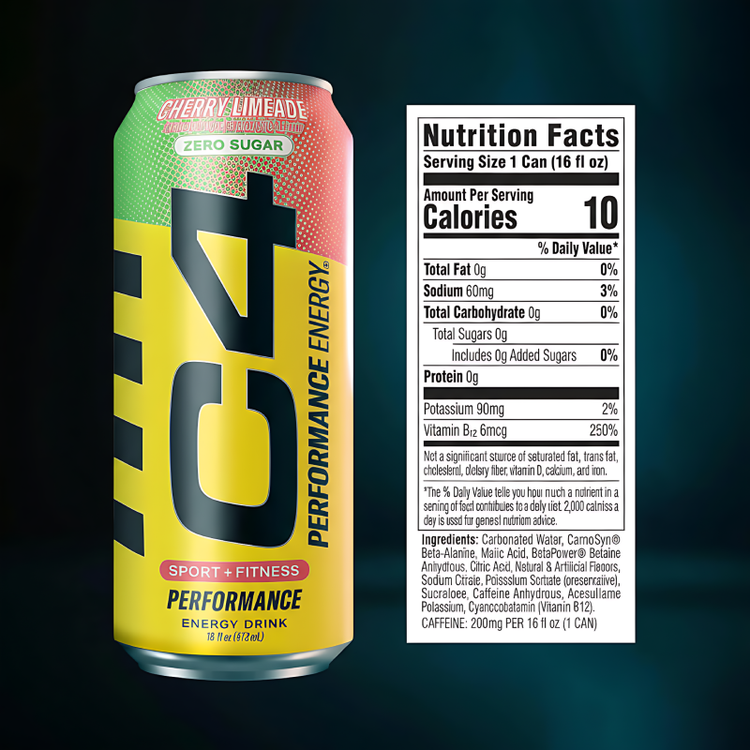 cEnergy Drink: Elevate Your Workout with Clinically Studied Ingredients and Zero Sugar