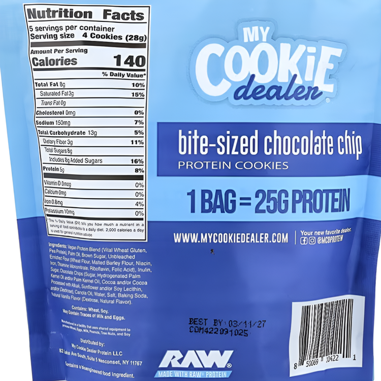 My Cookie Dealer Crunchy Bite-Sized Cookies 142g