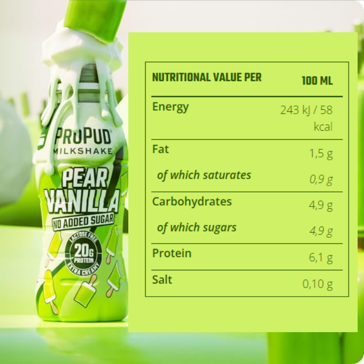 Propud Protein Milkshake 8x330ml: Creamy Chocolate Flavor | High-Protein Shake | UAE Fitness Fuel