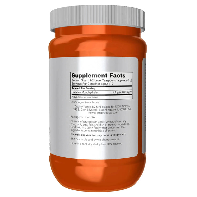 Now creatine Monohydrate 600g NOW