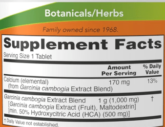 ناو جارسينيا 1000 ملجم 120 قرص