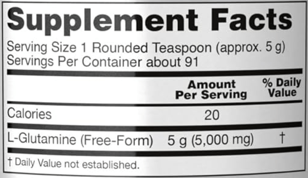 Now L-Glutamine Powder 454g