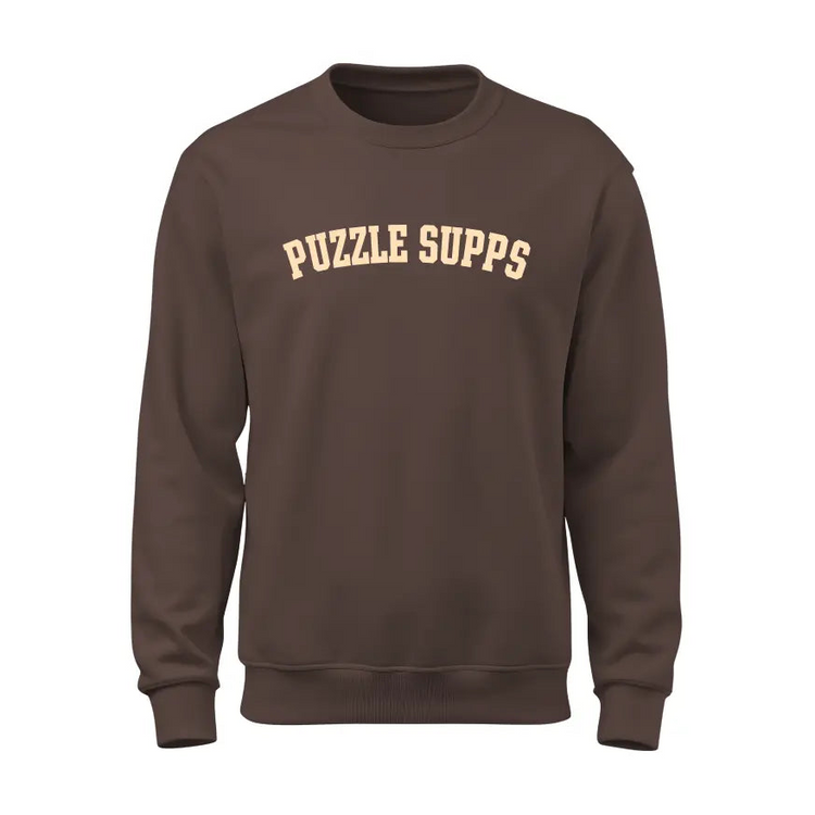 Puzzle Supps Sweatshirt – Premium Fleece Unisex Sweater Puzzle Supps