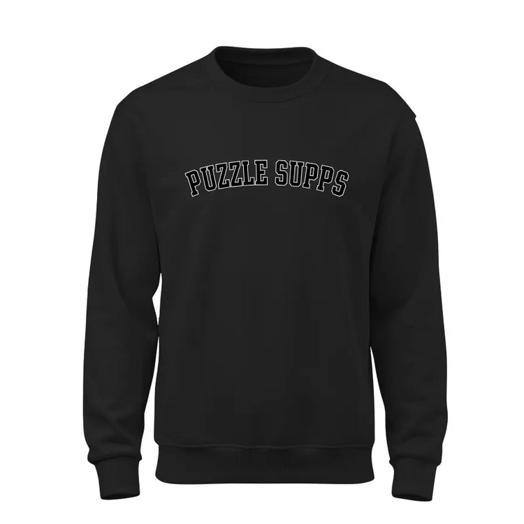 Puzzle Supps Sweatshirt – Premium Fleece Unisex Sweater Puzzle Supps