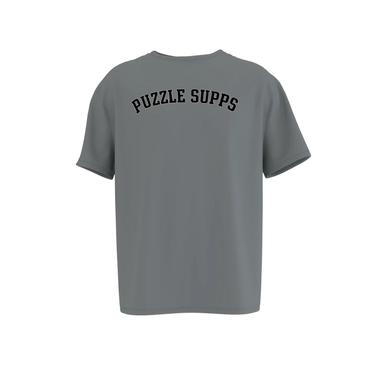 Puzzle Supps Trainee T-Shirt – Lightweight Viscose Blend – Japanese Back Print – Athletic Fit – Unisex Gym & Lifestyle Wear Puzzle Supps