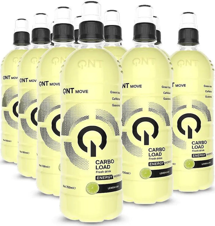 QNT Carbo Load With Juice Lemon-Lime bottles 12x700ml Puzzle Supps